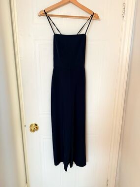 Dynamite Dark Navy Strapless Jumpsuit